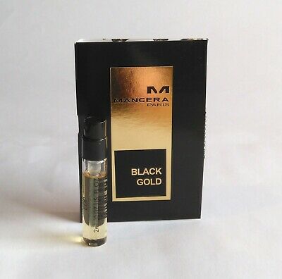 マンセラ ブラック ゴールド 2ml 0.06 fl. オズ。 公式香水サンプル、マンセラ ブラック ゴールド 2ml 0.06 fl. オズ。 公式香りサンプル