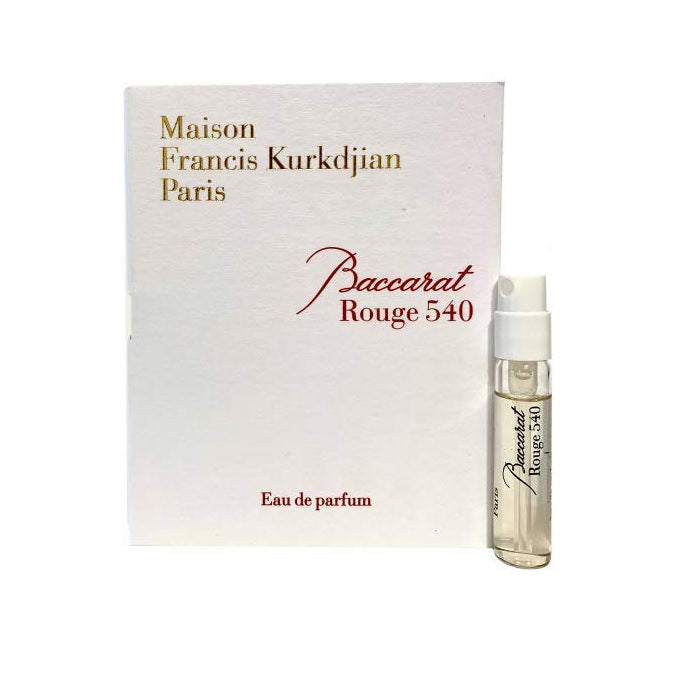 Maison Francis Kurkdjian Baccarat Rouge 540 2ml 0.06 fl. oz. mostre oficiale de parfum