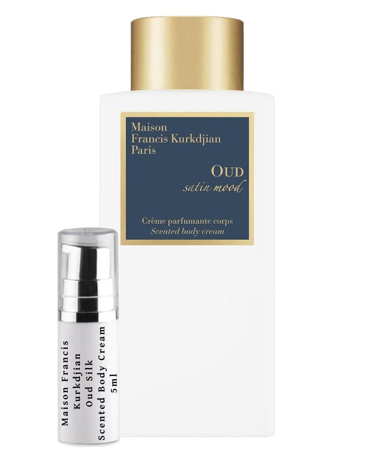 Maison Francis Kurkdjian Oud Silk Scented Body Cream sample 5ml travel spray