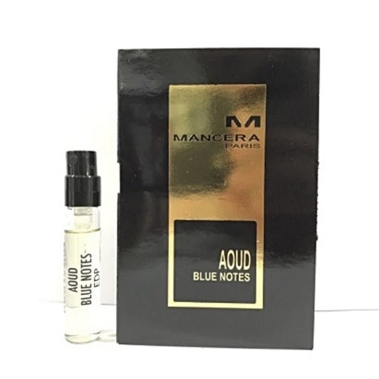 Mancera Aoud Notes Bleues 2 ml 0.06 fl. onces. échantillons de parfums officiels