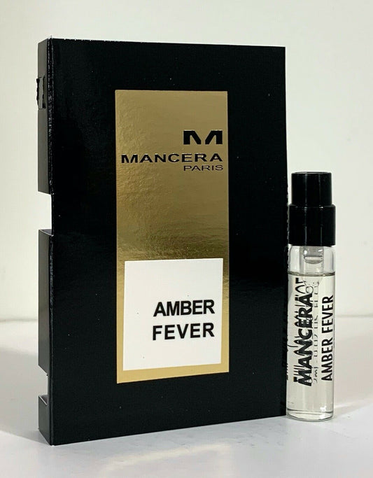 Mancera Amber Fever échantillon de parfum officiel 2 ml 0.06 fl. oz., Mancera Amber Fever 2 ml 0.06 fl. once. échantillon de parfum officiel