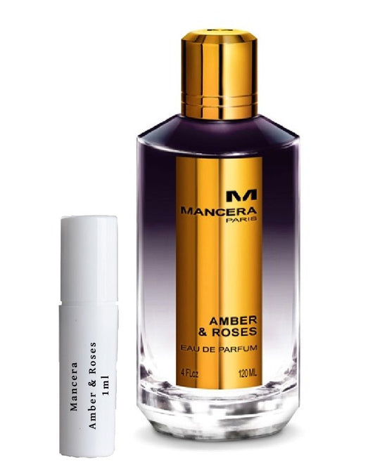 Mancera Amber & Roses 샘플 바이알 스프레이 1ml
