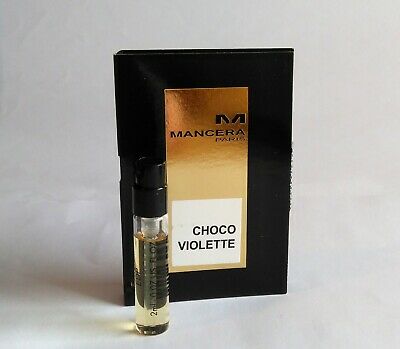 Mancera Choco Violette amostra oficial 2ml 0.07 fl. oz., Mancera Choco Violette 2ml 0.06 fl. onças amostra oficial de perfume