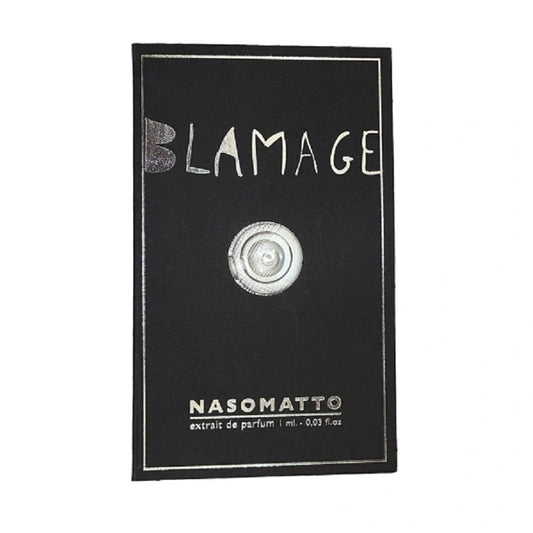 Nasomatto Blamage échantillon de parfum officiel 1ml 0.03 fl.oz.