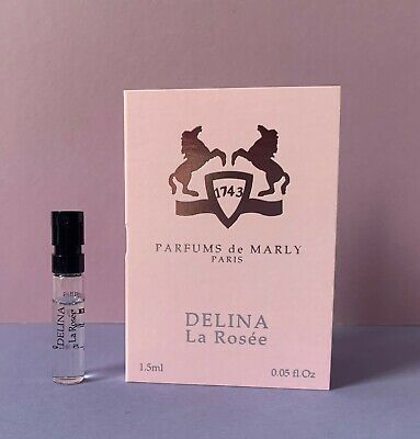 Parfums De Marly Delina La Rosee 官方香水样品 1.5 毫升 0.05 液体。 盎司