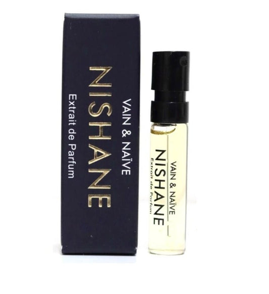 Nishane Vain & Naïf 1.5 ML 0.05 fl. oz. échantillons de parfum officiels