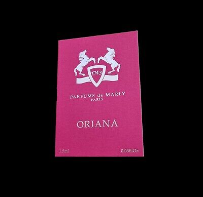 Parfums De Marly Oriana oficiālie smaržu paraugi 1.5ml 0.05 fl. oz