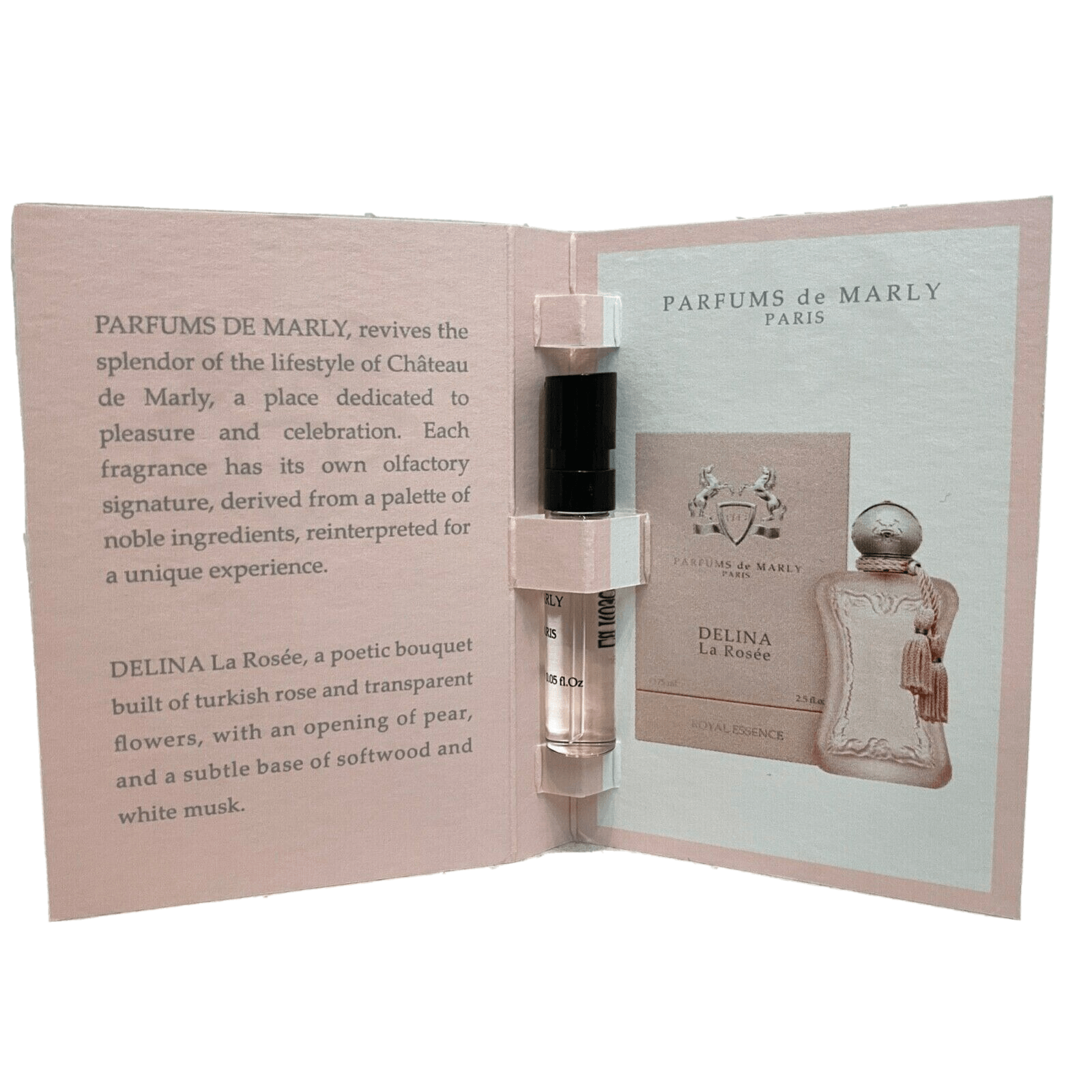 Parfums De Marly Delina La Rosee official perfume sample 1.5ml 0.05 fl. o.z.