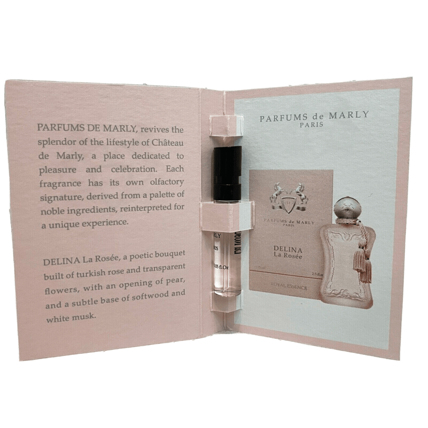 Parfums De Marly Delina La Rosee 官方香水样品 1.5 毫升 0.05 液体。 盎司