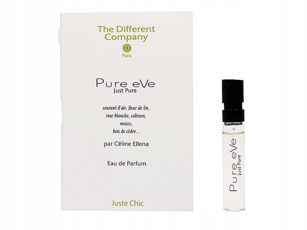 The Different Company Pure Eve 2 ml 0.06 onzas líquidas onz. muestras oficiales de perfumes