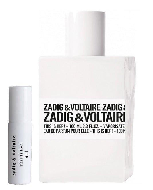 Zadig & Voltaire Esta é ela! amostra de perfume 6ml