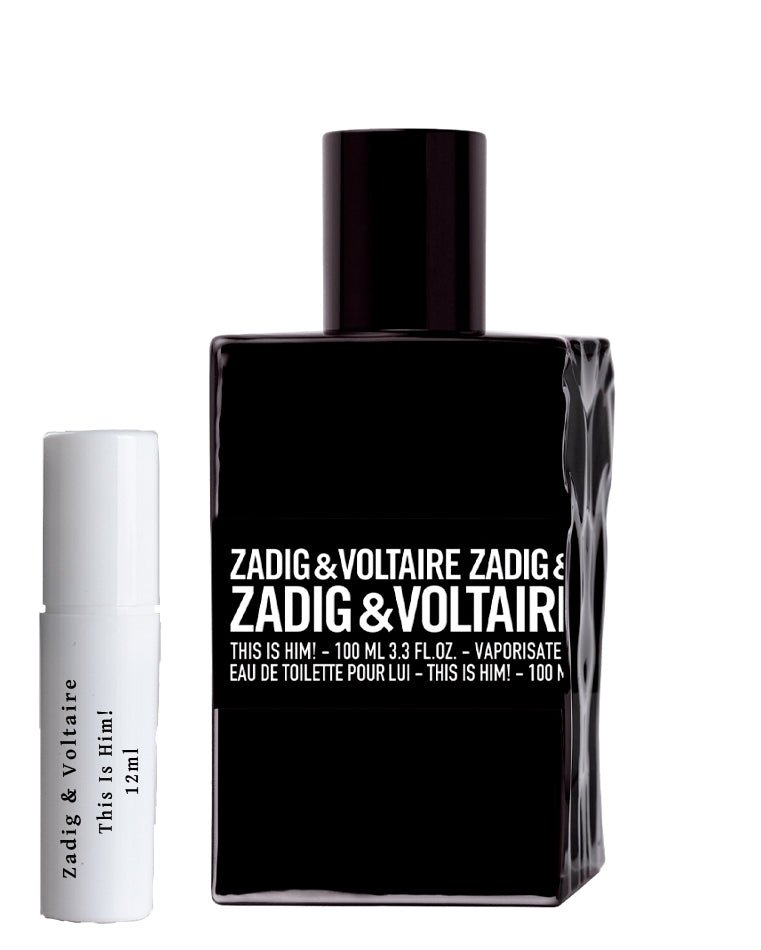 Zadig & Voltaire This Is Him! perfume samples 12ml