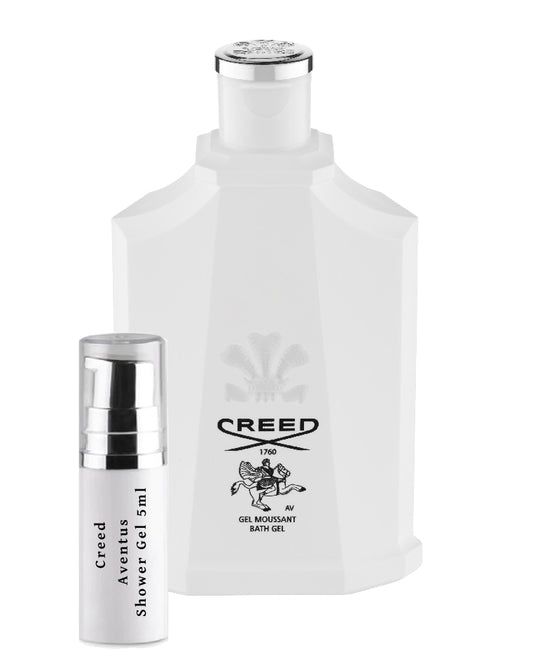 Creed Échantillons de gel douche Aventus-Creed Gel douche Aventus-creed-5ml-creedparfums échantillons