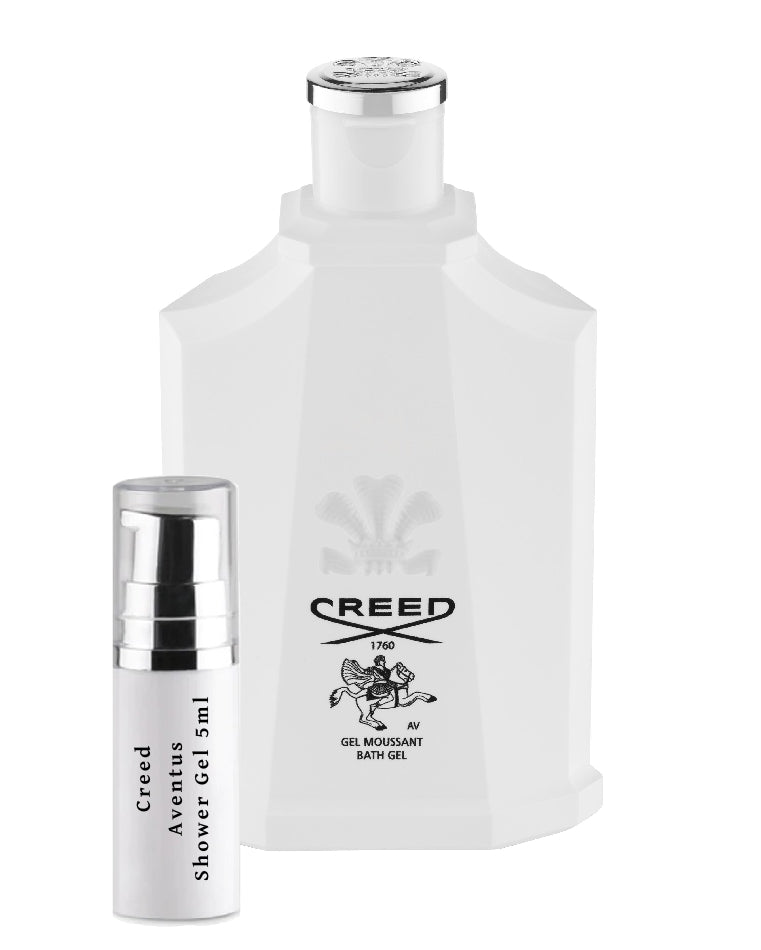 Creed Vzorky sprchového gelu Aventus-Creed Aventus sprchový gel -creed-5ml-creedvzorky parfémů