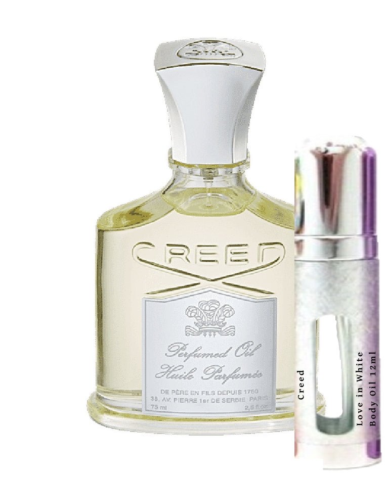 Creed Love In White Body Oil samples 12ml