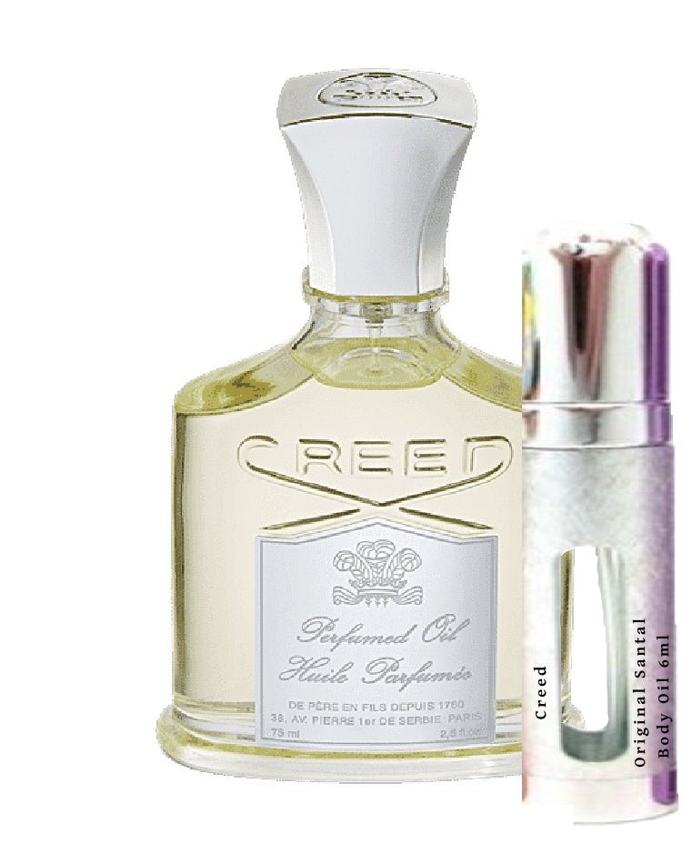 Creed Original Santal Body Oil samples alcohol free