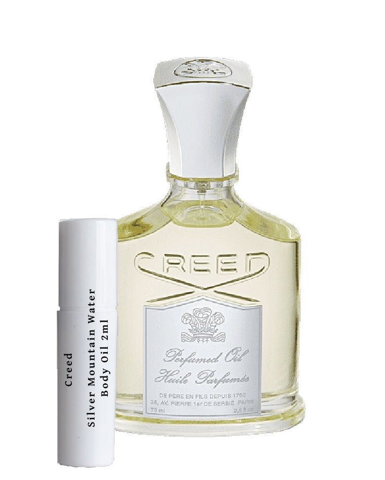 Creed Silver Mountain Water عينات زيت الجسم 2 مل