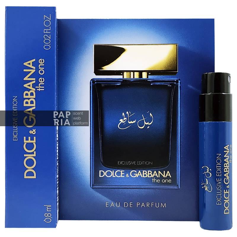Dolce & Gabbana The One Luminous Night 0.8 ml 0.02 fl. once. échantillon de parfum officiel