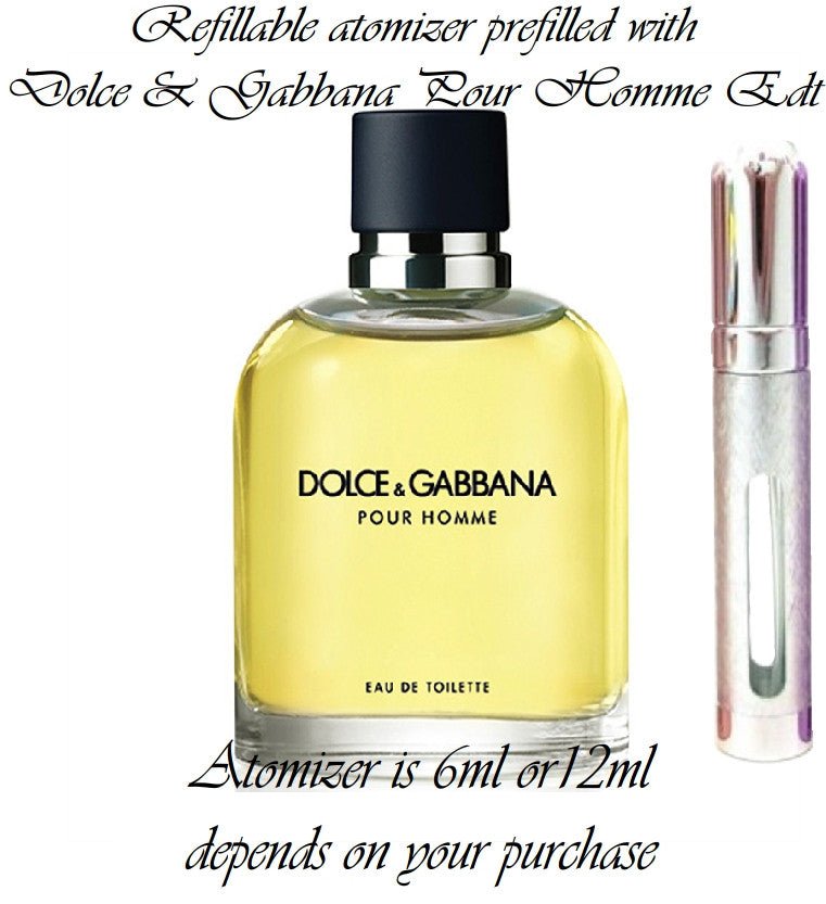 Échantillons Dolce and Gabbana Pour Homme