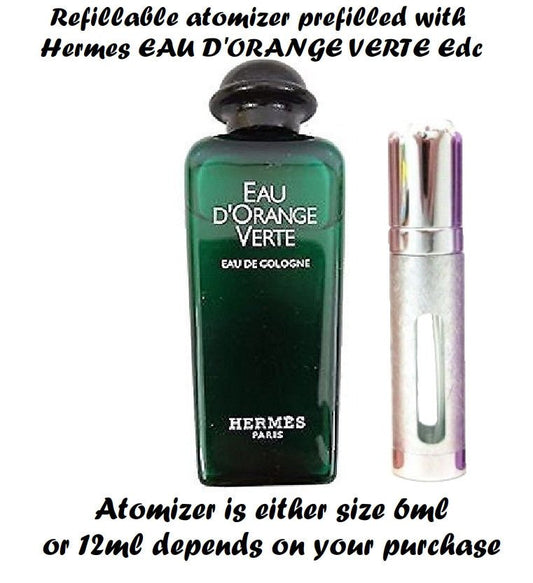 Hermes EAU D'ORANGE דוגמאות VERTE