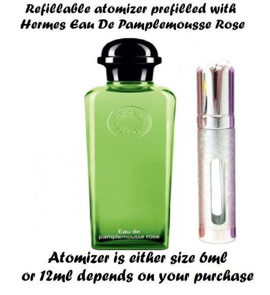 Hermes Eau De Pamplemousse rózsa minták
