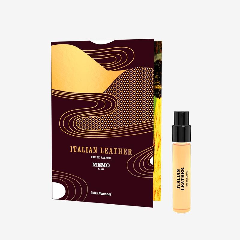 メモ イタリアン レザー 1.5ml / 0.5 Fl. オズ。 公式サンプル