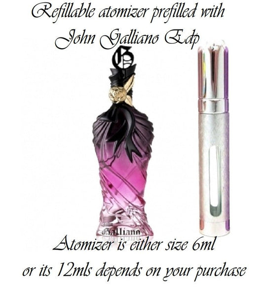 John Galliano Eau de Parfum parfüm numune spreyi