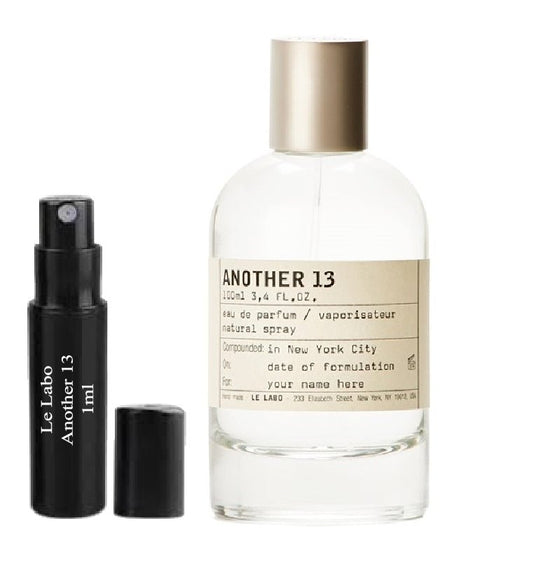 Le Labo Another 13 1ml 0.03 fl. oz parfymeprøve, Le Labo Another 13 1ml 0.03 fl. oz 液量オンス公式香水サンプル, Le Labo Another 13 1ml 0.03 fl. oz парфюмна проба, Le Labo Another 13 1ml 0.03 fl. oz échantillon de parfum, Le Labo Another 13 1ml 0.03 fl. oz hajuvesinäyte, Le Labo Another 13 1ml 0.03 fl. oz próbka parfyme, Le Labo Another 13 1ml 0.03 fl. oz Parfümprobe,