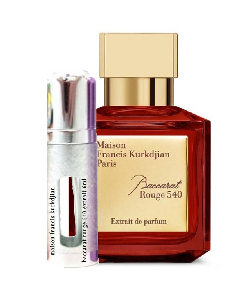 MAISON FRANCIS KURKDJIAN Baccarat Rouge 540 ekstra parfüm örnekleri 6ml Extrait de Parfum