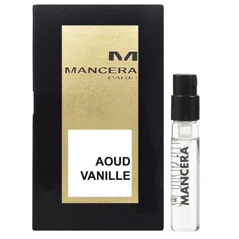 Mancera Aoud Vainilla 2ml 0.06 fl. onz. muestras oficiales de perfumes