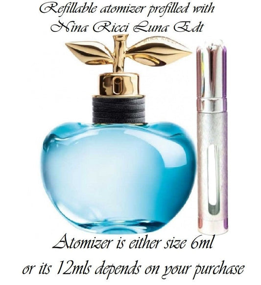 Nina Ricci Luna Eau de Toilette pršilo za vzorec parfuma