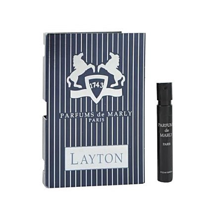 Parfums De Marly Layton 官方香水样品 1.5 毫升 0.05 液体。 盎司